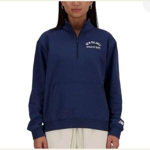 New Balance Navy Half-Zip Athletic Pullover! Cross listed on Mercari and Curtsy